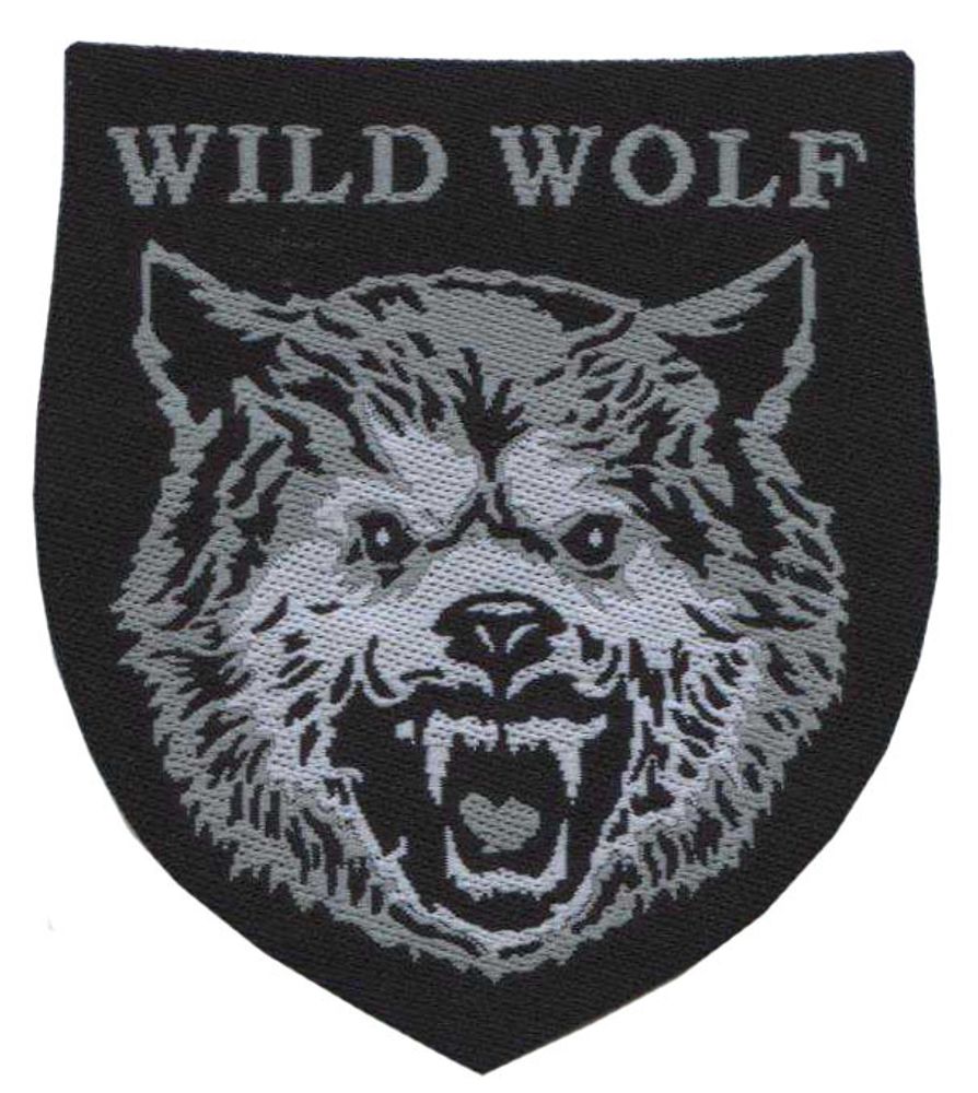 Жаккардовая нашивка Wild wolf