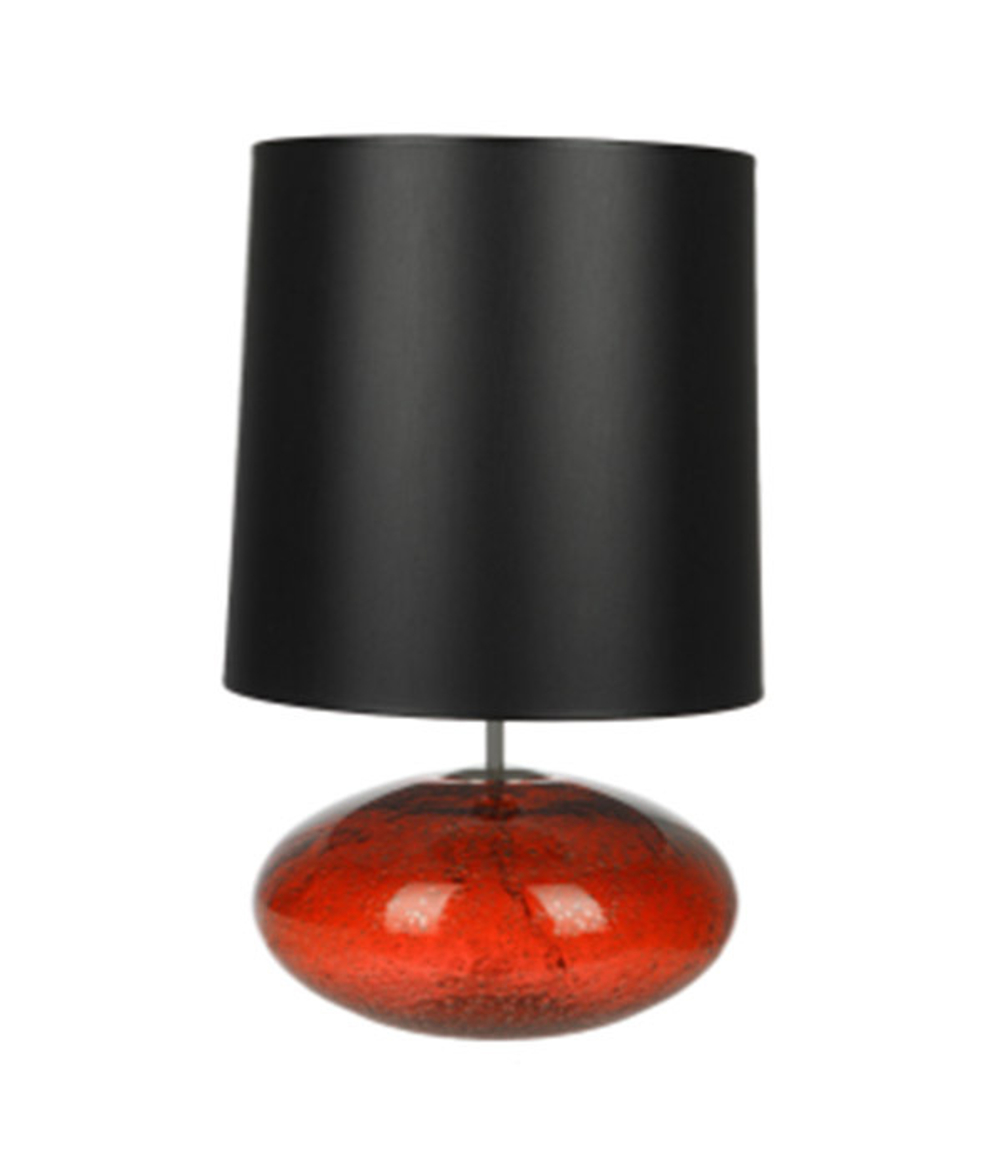 Элитная лампа настольная Loft Red черный абажур от Crisbase Португалия