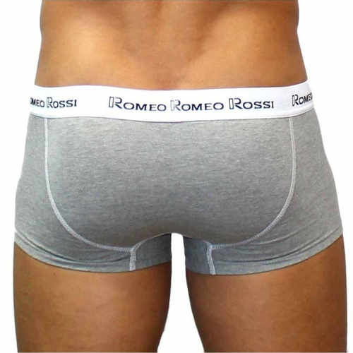 Мужские трусы боксеры серые Romeo Rossi RR365-3 Boxer Brief