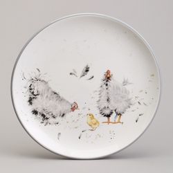 ТАРЕЛКА ЗАКУСОЧНАЯ LEFARD "FUNNY HENS" 21*2,5 СМ (КОР=24ШТ.)