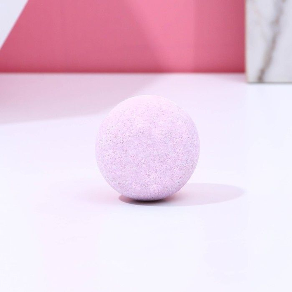 Бомбочка для ванны «Для упругих булочек» с ароматом винограда - 40 гр. (Цвет: сиреневый)