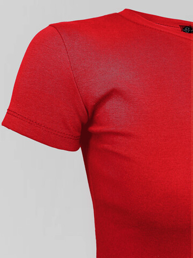 Футболка YIXUAN 7137 базовая однотонная по фигуре