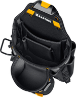 KRAFTOOL KP-27 с быстросъёмным креплением FastClip, 27 карманов и петли, 350 х 260 мм, поясная сумка (38773)