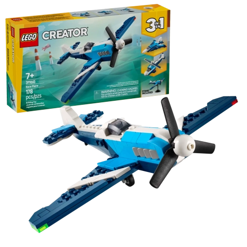 Конструктор LEGO Creator 31160 Самолет: Гоночный самолет, 3в1