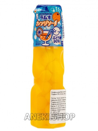 Конфеты драже со вкусом лимонада и апельсина 27 г Morinaga Ramune Melon