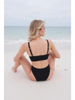 купальник раздельный с высокой посадкой и с топом