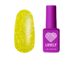 Гель-лак со светоотражающими частицами Lovely, оттенок лимона, 7 ml