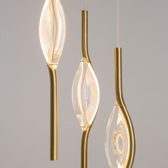 Подвесная светодиодная люстра Maytoni Foresight MOD347PL-L24BS3K