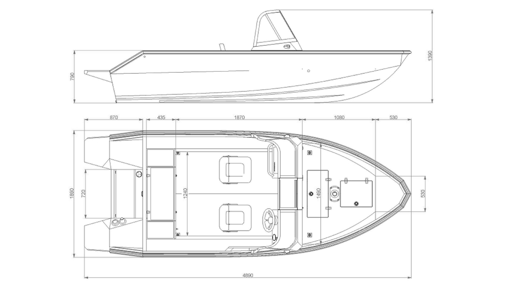 Катер Windboat 45 DCX