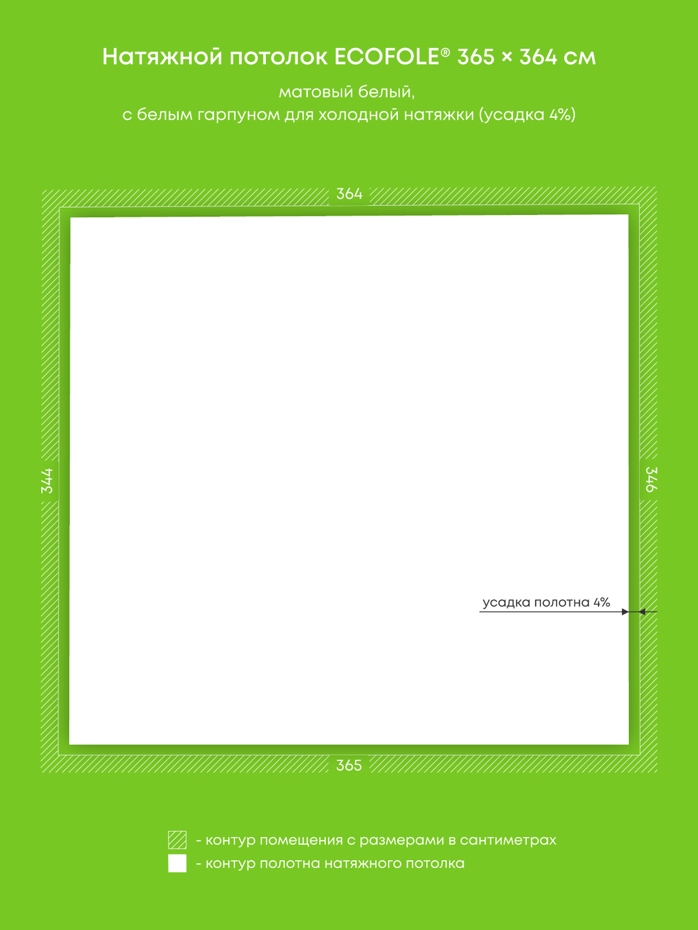 Натяжные потолки 12.6 м2, 11.5 м2