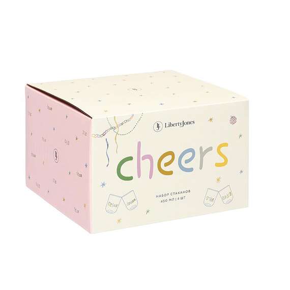 Набор стаканов cheers, 450 мл, 4 шт.