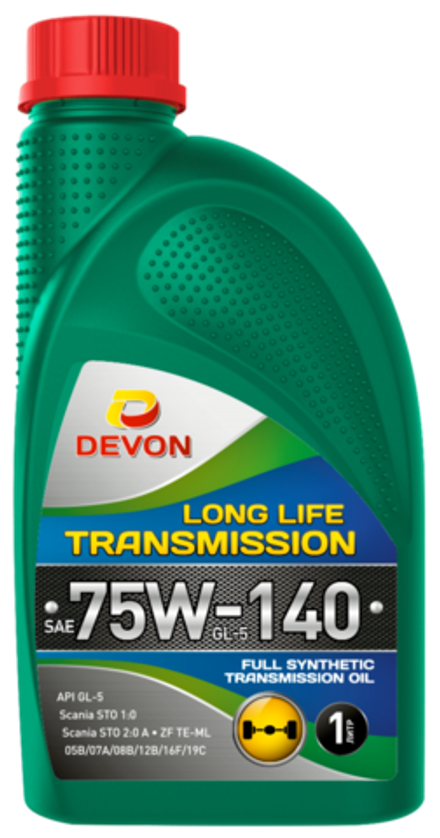Devon Long Life Transmission SAE 75W-140 GL-5 LS