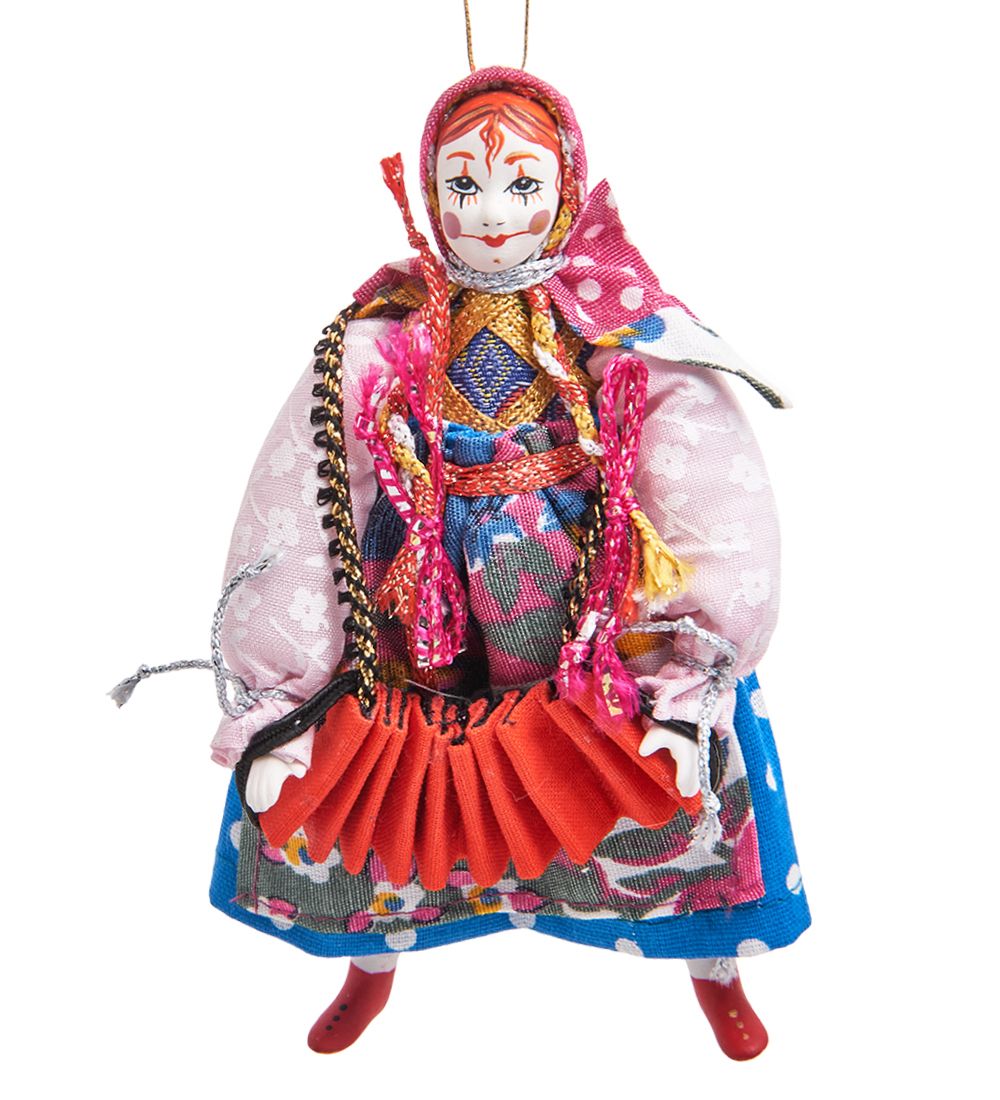 РусКукла RK-796 Кукла подвесная «Подружка Петрушки»