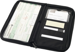 Дорожный бумажник Bilbao, цвет черный