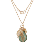 Колье Fiore Luna GREEN AVENTURINE LN5126 RG/RG