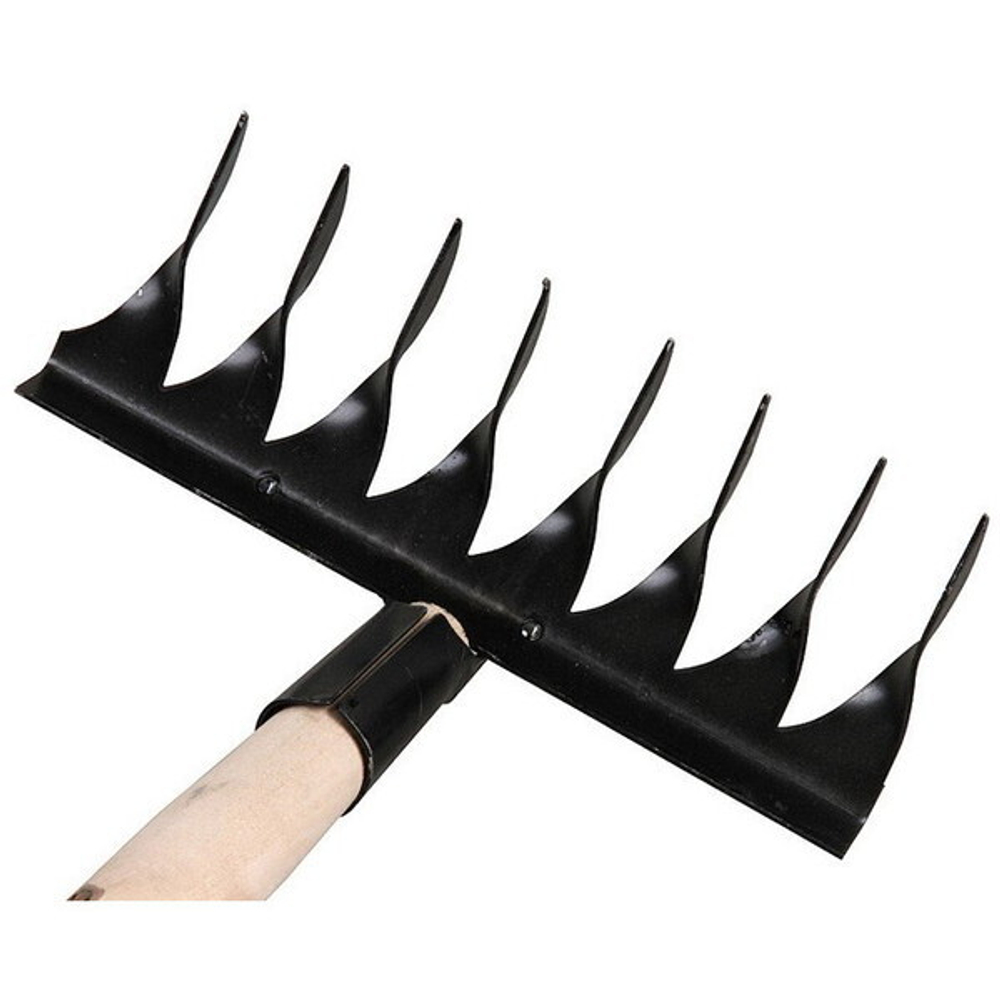 Грабли витые 8 зубьев с черенком 1 сорт