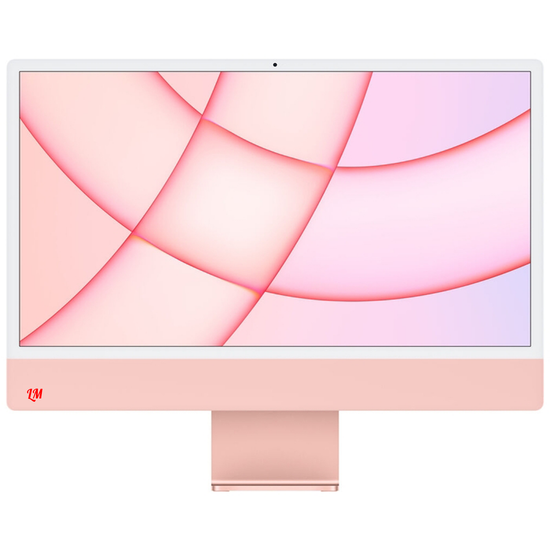Apple iMac 24" Retina 4,5K, (M1 8C CPU, 8C GPU), 8 ГБ, 256 ГБ SSD, розовый MGPM3RU/A