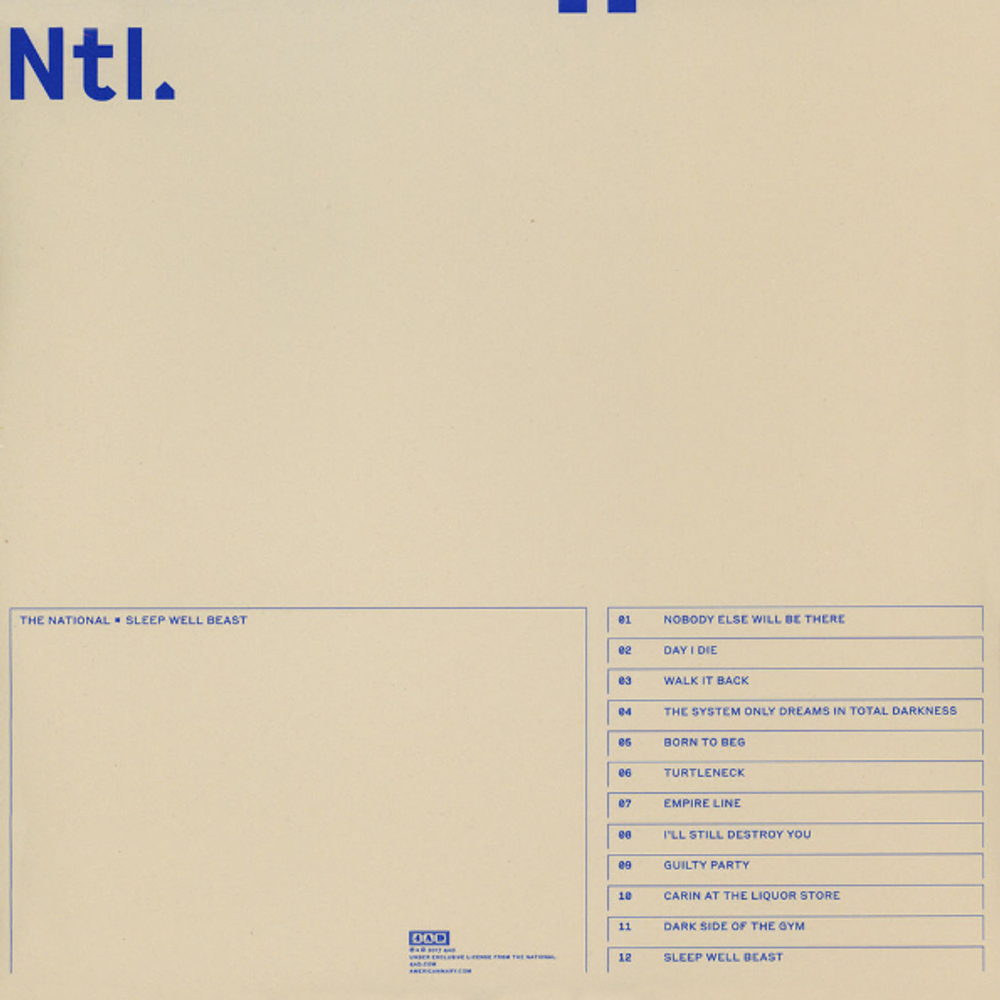The National / Sleep Well Beast (Coloured Vinyl)(2LP)