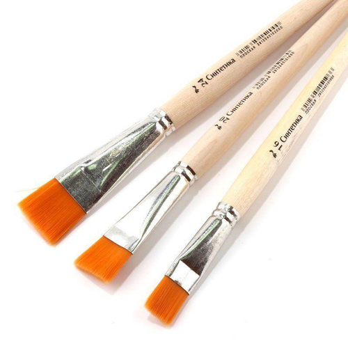 Набор 3 кистей «Хобби-8»