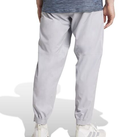Теннисные брюки Adidas Trening Essential Woven - halo silver/black