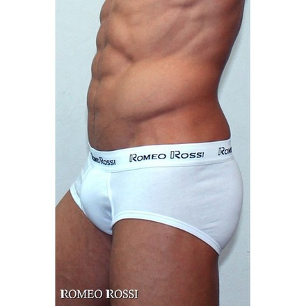 Мужские трусы брифы белые Romeo Rossi RR366-1 Brief
