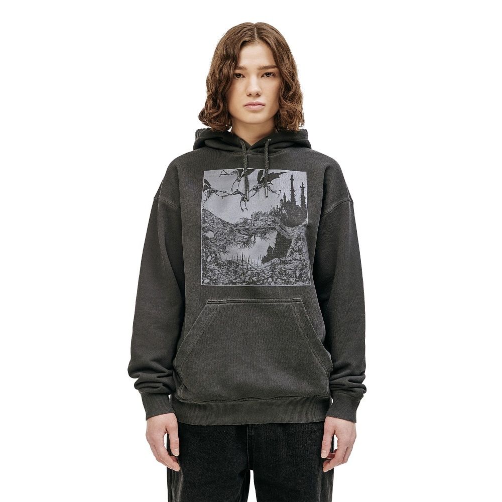 Худи Волчок Purgatory серый