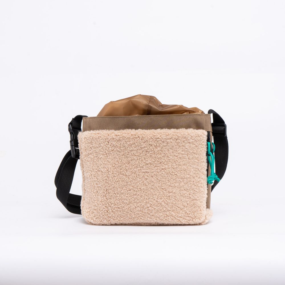 Сумка Якорь Сборка-мини 24 бежевая шерпа / темно-беж нейлон