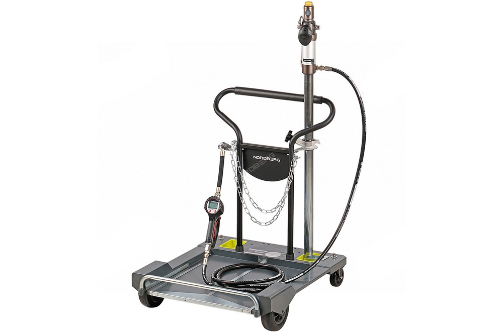 NORDBERG (NO40180T) Установка для раздачи масла из бочек 200 л, со световой индикацией и тележкой