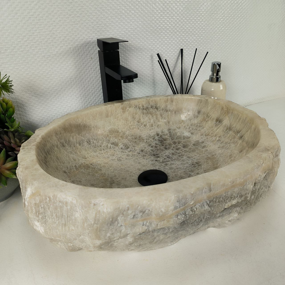 Раковина из оникса Erozy Grey EO-64541 52*42*15 0156