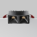 Встраиваемый светодиодный светильник Maytoni Alfa LED DL043-02-10W3K-SQ-B-1