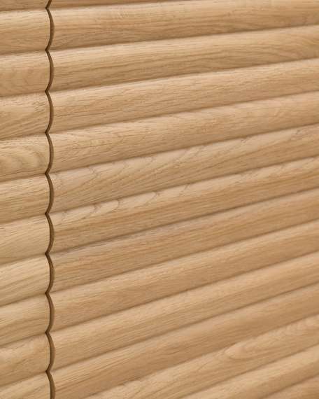 Lenon Буфет с 4 дверцами из дуба и дубового шпона 104,5 x 144 см