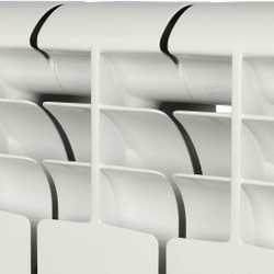 ROMMER BI500 12 секции радиатор биметалический (RAL9016)