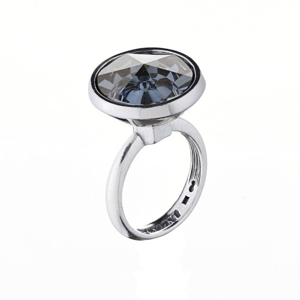 &quot;Рууви&quot; кольцо в серебряном покрытии из коллекции &quot;Ротор&quot; от Jenavi