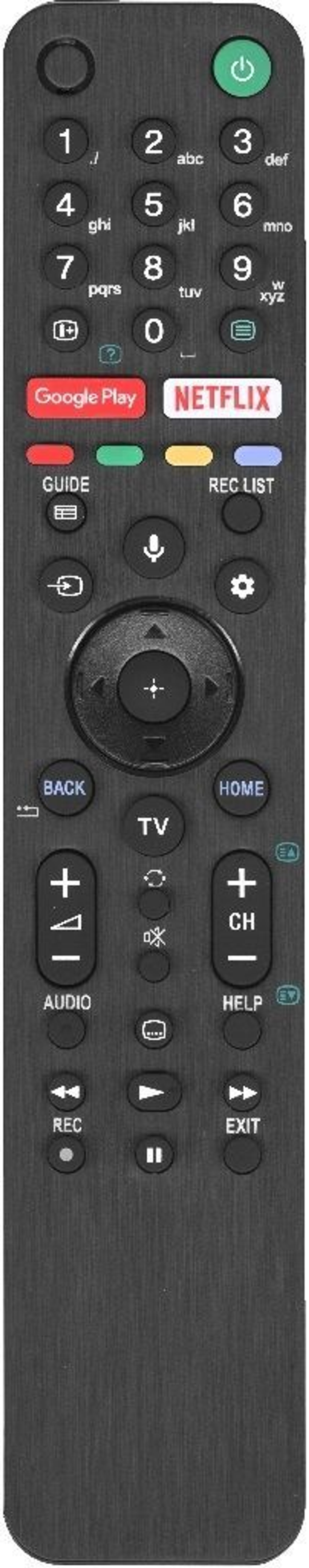 Пульт для SONY RMF-TX500E LCD 4K с голосовым управлением