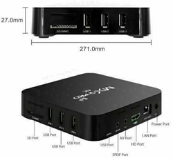 Смарт ТВ приставка и мультимедиа плеер на Android Smart TV Box MXQ PRO 4K (RAM1/ROM8Гб) 5G