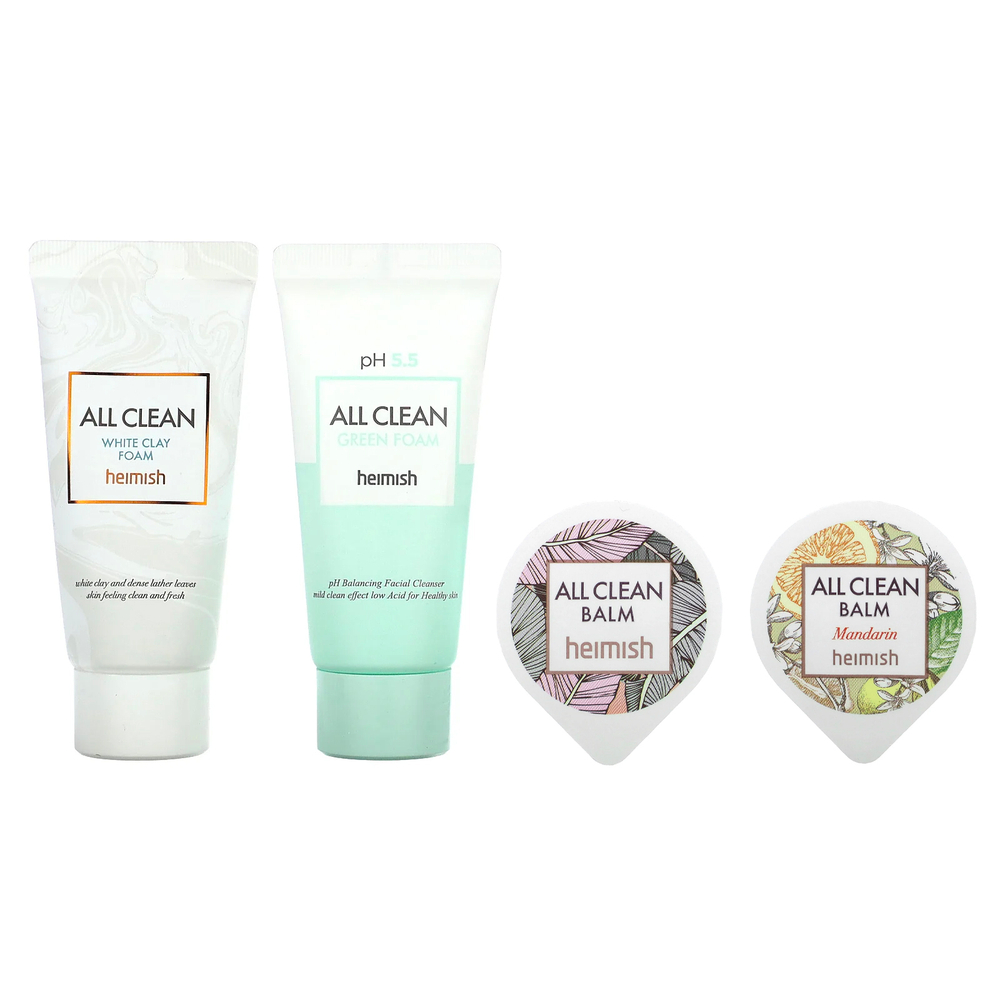 Heimish, All Clean, мини-набор из 4 средств