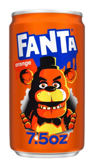 Газированный напиток Fanta Five Nights At Freddy's со вкусом апельсина