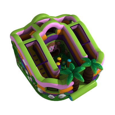 Надувной батут "Остров обезьян"