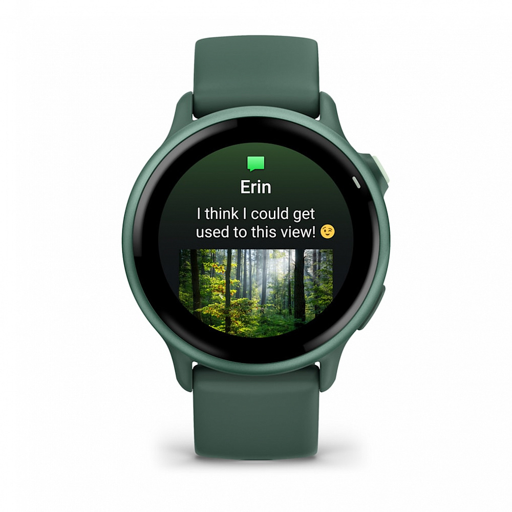 Умные часы Garmin Vivoactive 6 яшмовый с зеленым ремешком