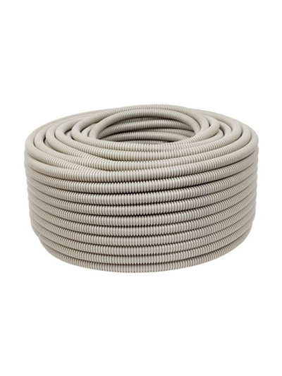 Гофрированная труба ПВХ Gigant тяжелая серая D20 с зондом 100м 11120GI