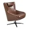 Крутящееся кресло Angel Cerda 5044, коричневая кожа