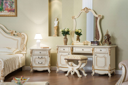 Мона Лиза (Эра) Набор мебели для спальни (крем)