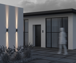 Уличный настенный светильник Outdoor O570WL-L10B3K