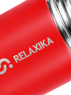 Термос для еды Relaxika 301 (1 литр), красный