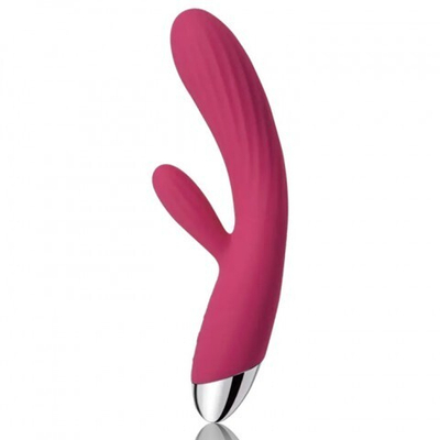 Вибратор-кролик Angel с подогревом розовый от SVAKOM