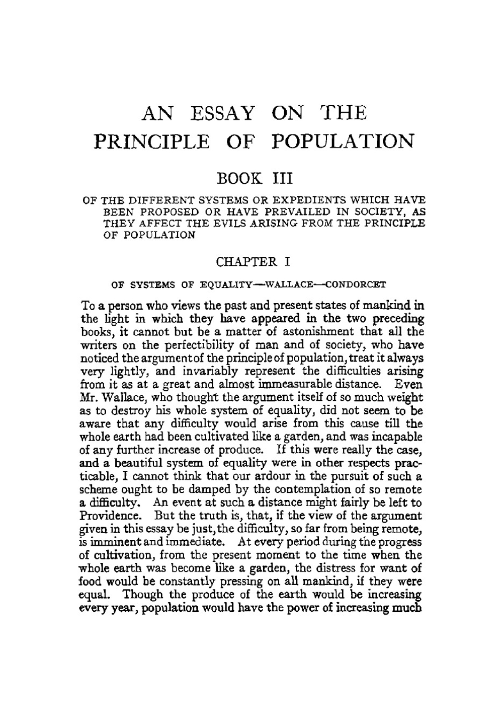 An essay on the population | Malthus Thomas Robert