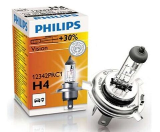 Автолампа H4 12V 60/55W P43t Philips  +30% Vision Premium Р-12342PRC1*