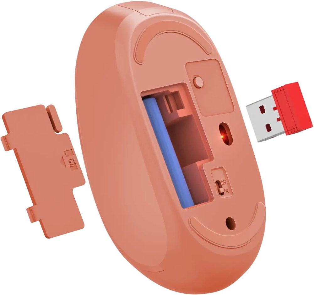 Мышь DEFENDER игровая беспроводная + Bluetooth 2,4G Smart MM-396 Красная