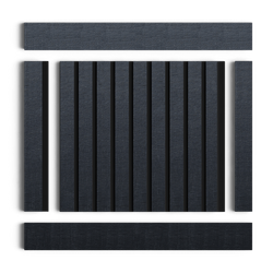 Стеновая панель HiWood декорированная, 270x12 см