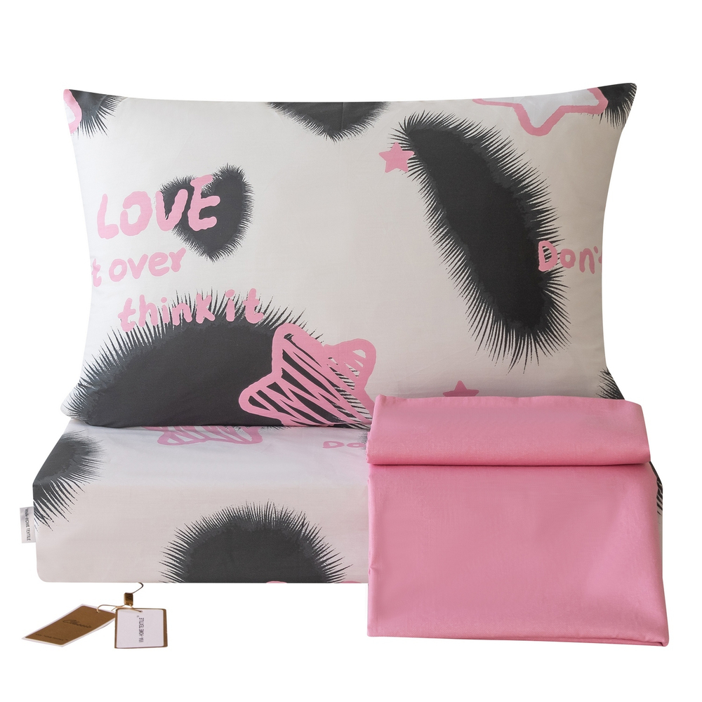 Комплект постельного белья на резинке Сатин Люкс KIDS 100% хлопок CDKR062